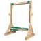 Hape: Outdoor Art Easel - Wooden Double-Sided Easel, See Through, Art Supplies, Storage Tub, Paint Roller & Brush, Hooks To Add Paper Roll, Kid Age 3+